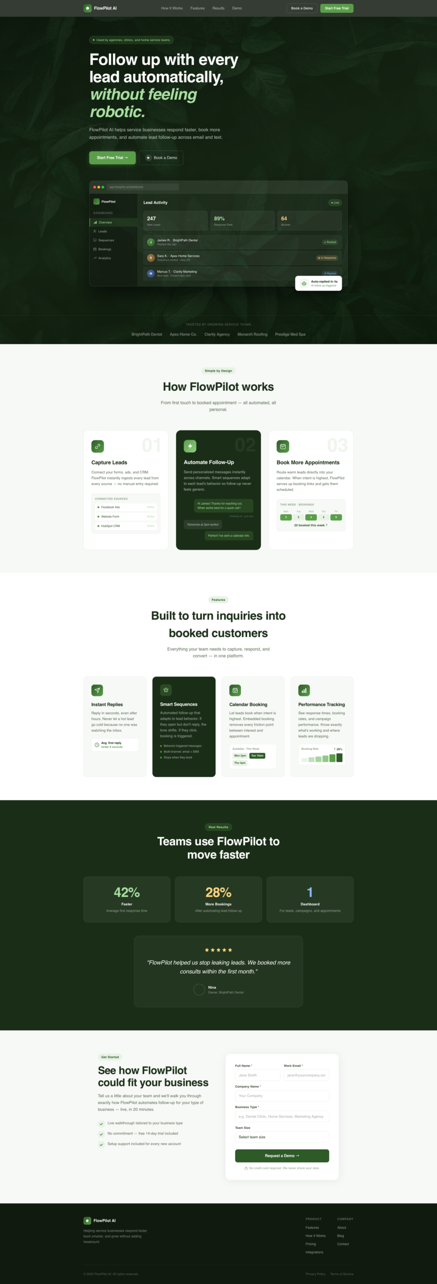 FlowPilot AI website